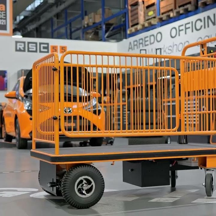 BETA C48M elektromos platós kézikocsi – 400 kg teherbírás, 24V motor