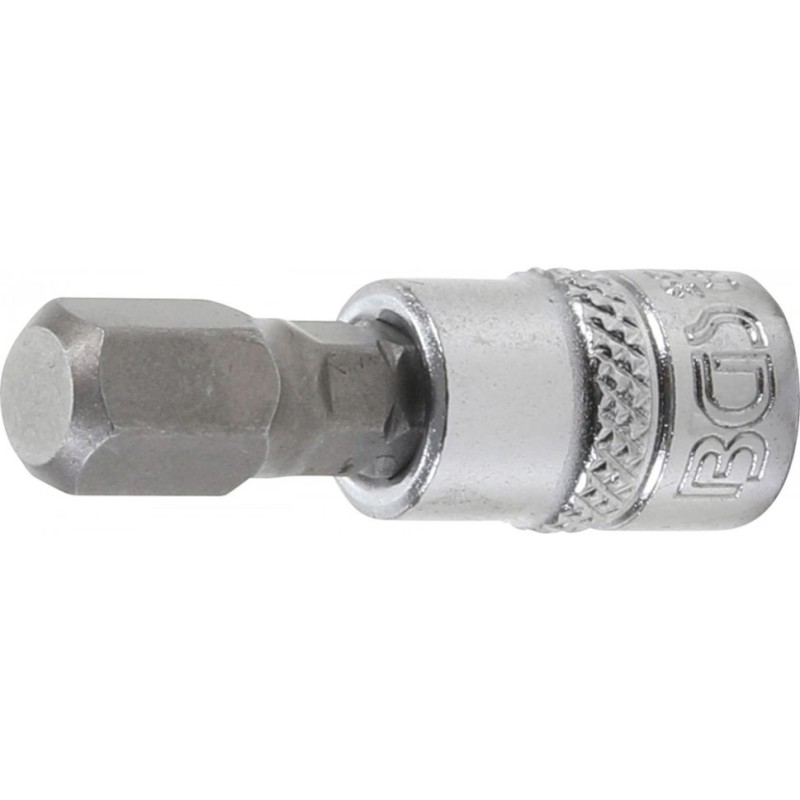 Behajtófej , 6,3 mm (1/4') , Belső hatszögletű 8 mm (BGS-2502)