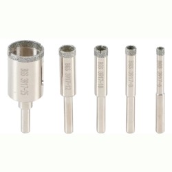 Gyémánt fúrókorona-készlet , 5 darabos (BGS-3917) Gyémánt fúrókorona-készlet , 5 darabos (BGS-3917)