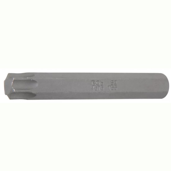 Behajtófej , Hossz 75 mm , Külső hatszögletű 10 mm (3/8') , T-profil (Torx) T55 (BGS-4575)