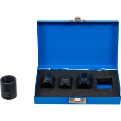 Speciális dugókulcs készlet 1/2", 4 db-os sérült anyacsavarokhoz (BGS-5260) Speciális dugókulcs készlet 1/2", 4 db-os sérült anyacsavarokhoz (BGS-5260)