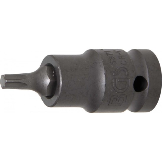 Levegős dugókulcs , 12,5 mm (1/2') , T-profil (Torx) T30 (BGS-5371)