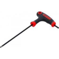 Csavarhúzó T-fogantyúval és oldalpengével , Belső hatszögletű/belső hatszögletű gömbfejes 3 mm (BGS-7882-3) Csavarhúzó T-fogantyúval és oldalpengével , Belső hatszögletű/belső hatszögletű gömbfejes 3 mm (BGS-7882-3)