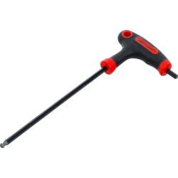 Csavarhúzó T-fogantyúval és oldalpengével , Belső hatszögletű/belső hatszögletű gömbfejes 5 mm (BGS-7882-5) Csavarhúzó T-fogantyúval és oldalpengével , Belső hatszögletű/belső hatszögletű gömbfejes 5 mm (BGS-7882-5)