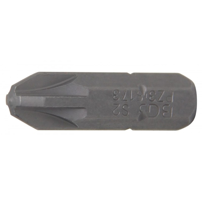 Behajtófej , Külső hatszögletű 6,3 mm (1/4') , Csillag PZ3 (BGS-8173) Behajtófej , Külső hatszögletű 6,3 mm (1/4') , Csillag PZ3 (BGS-8173)
