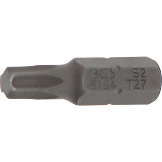 Behajtófej , Külső hatszögletű 6,3 mm (1/4') , T-profil (Torx) T27 (BGS-8194)