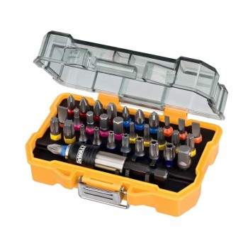 Bit készlet 32 db-os, gépi, színkódolt, ipari (DT7969) Bit készlet 32 db-os, gépi, színkódolt, ipari (DT7969)