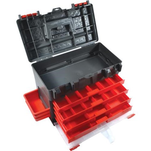 Kennedy KEN5931500K műanyag szerszámos láda – 4 fiókos, lakattal zárható