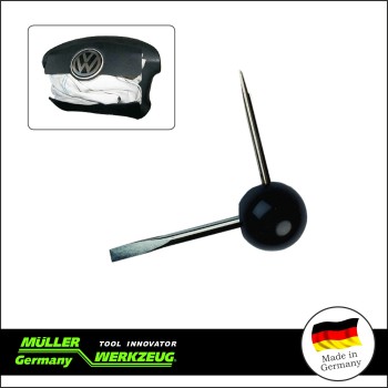 Légzsák kiszerelő szerszám 90°-ban hajlított 2 x lapos végű VAG (MLR 604 785) Légzsák kiszerelő szerszám 90°-ban hajlított 2 x lapos végű VAG (MLR 604 785)