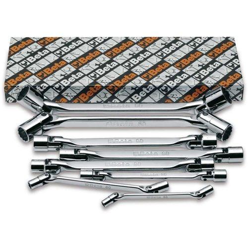 80/S8  8 részes kettős csuklós dugókulcs szerszám készlet 