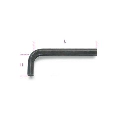 BETA 96N 22 mm Hajlított Imbuszkulcs – Barnított felület, ipari minőség BETA 96N 22 mm Hajlított Imbuszkulcs – Barnított felület, ipari minőség