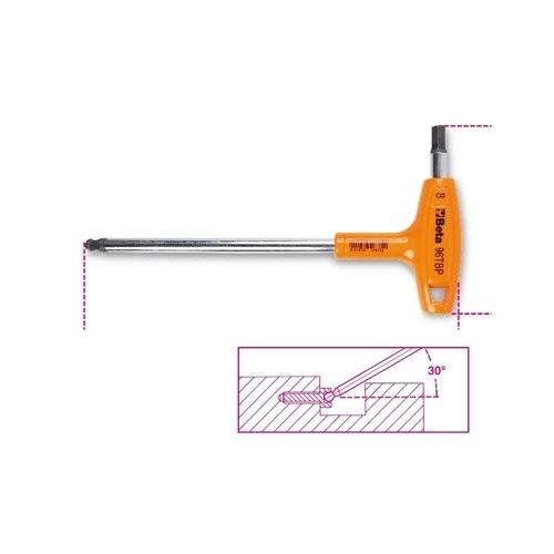 96TBP 8 T-szárú imbuszkulcs műanyag markolattal