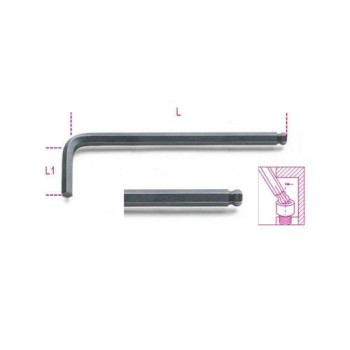 96BP-AS 5/32 Hajlított gömbfejű imbuszkulcs, barnított 96BP-AS 5/32 Hajlított gömbfejű imbuszkulcs, barnított