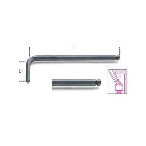 96BP-AS 3/8 Hajlított gömbfejű imbuszkulcs, barnított