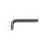 97TX 15 Hajlított Torx(R)-imbuszkulcs, barnított 97TX 15 Hajlított Torx(R)-imbuszkulcs, barnított