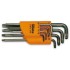 97RTX/SC8 8 részes hajlított Tamper Resistant Torx® imbuszkulcs szerszám készlet tartóval 97RTX/SC8 8 részes hajlított Tamper Resistant Torx® imbuszkulcs szerszám készlet tartóval