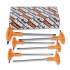 97TTX/S6 T-szárú Torx®-imbuszkulcs,  műanyag markolattal, krómozott,  fekete hegyek 97TTX/S6 T-szárú Torx®-imbuszkulcs,  műanyag markolattal, krómozott,  fekete hegyek