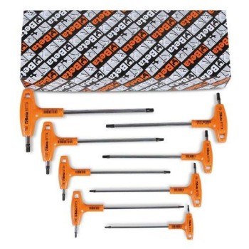97TTX/S 8 darabos hajlított csavarhúzó készlet markolattal Torx® csavarokhoz 97TTX/S 8 darabos hajlított csavarhúzó készlet markolattal Torx® csavarokhoz