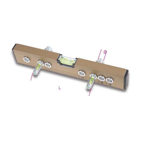 BETA 357F3 vízmérték 3 libellával csapok beállításához BETA 357F3 vízmérték 3 libellával csapok beállításához