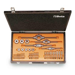 446ASW/C36 Krómacél menetfúró és menetmetsző készlet, Whitworth menet 446ASW/C36 Krómacél menetfúró és menetmetsző készlet, Whitworth menet