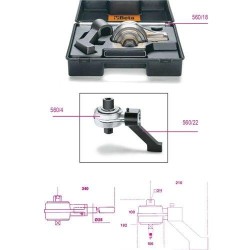 560/C4PLUS Nyomatéksokszorozó Áttétel 5:1 Kitámasztó karral
