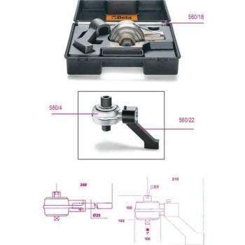 560/C4PLUS Nyomatéksokszorozó Áttétel 5:1 Kitámasztó karral