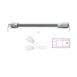 900FL 150 1/4''-os flexibilis toldó, krómozott 900FL 150 1/4''-os flexibilis toldó, krómozott