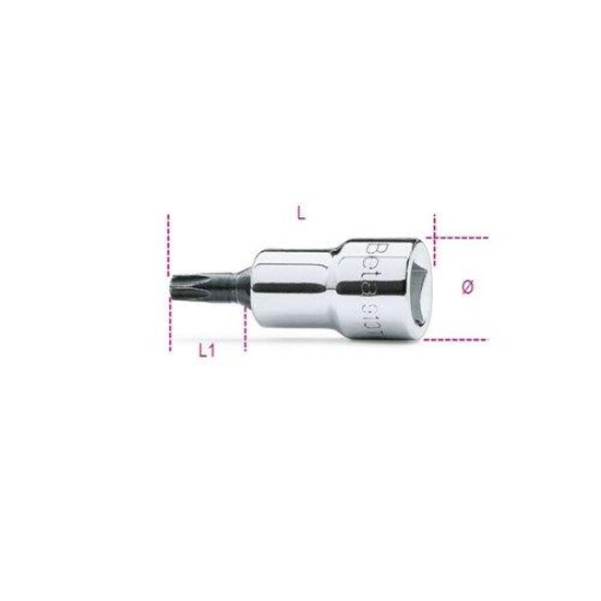 910TX 15 3/8''-os Torx® imbusz-dugókulcs, krómozott, fekete hegy 