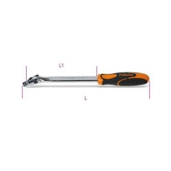 910/36A 3/8”-os csuklós hajtószár, krómozott 910/36A 3/8”-os csuklós hajtószár, krómozott