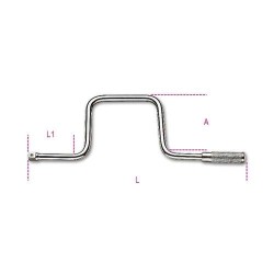 910/46 3/8”-os forgattyús hajtószár, krómozott 910/46 3/8”-os forgattyús hajtószár, krómozott
