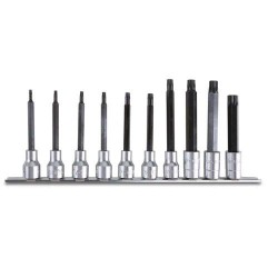920TX-L/SB10 10 darabból álló hosszú hatszögű külső dugókulcs készlet (920TX/L cikk.) Torx® csavarokhoz tartóban 920TX-L/SB10 10 darabból álló hosszú hatszögű külső dugókulcs készlet (920TX/L cikk.) Torx® csavarokhoz tartóban