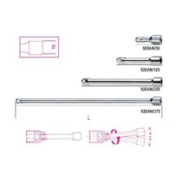 920AN/125 1/2”-os gömbvégű toldó 920AN/125 1/2”-os gömbvégű toldó