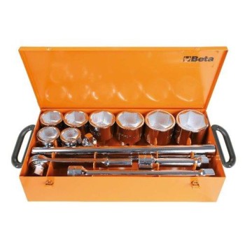 929/C8 8 dugókulcs és 5 tartozék, fémdobozban 929/C8 8 dugókulcs és 5 tartozék, fémdobozban