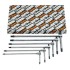951TX/S6 6 darabos hajlított csavarhúzó készlet Torx® csavarokhoz  951TX/S6 6 darabos hajlított csavarhúzó készlet Torx® csavarokhoz