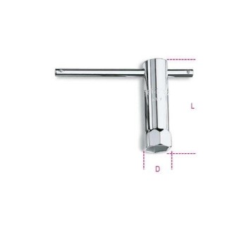 955 16 Gyertyakulcs, krómozott, hatlapú 955 16 Gyertyakulcs, krómozott, hatlapú