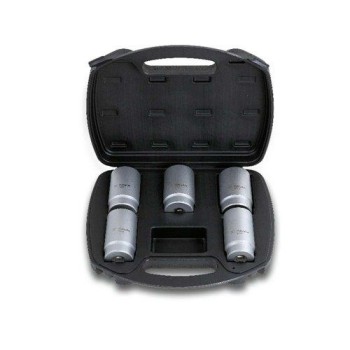 969/C5 5 darabos dugókulcskészlet kerékagy szereléséhez műanyag kofferban 1/2'' 969/C5 5 darabos dugókulcskészlet kerékagy szereléséhez műanyag kofferban 1/2''