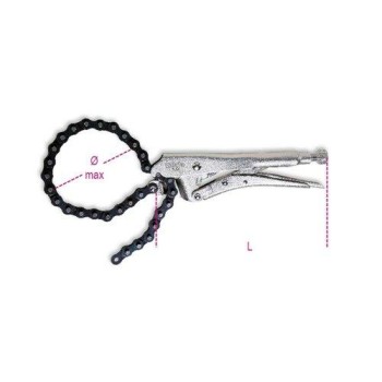 BETA 1064 Láncos önzáró fogó, krómozott BETA 1064 Láncos önzáró fogó, krómozott