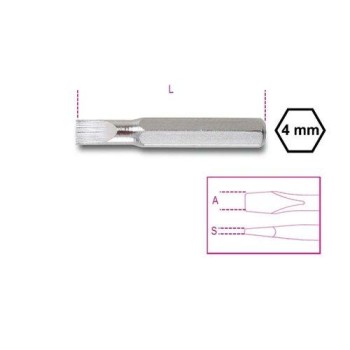 1256LP 1,5 Csavarhúzóbetét 4 mm hasítottfejű csavarokhoz 1256LP 1,5 Csavarhúzóbetét 4 mm hasítottfejű csavarokhoz