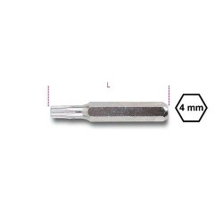 1256RTX 10 Csavarhúzóbetét 4 mm Tamper Resistant Torx®-csavarokhoz 1256RTX 10 Csavarhúzóbetét 4 mm Tamper Resistant Torx®-csavarokhoz
