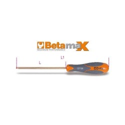 BETA 1277BA/TX25 Imbusz-csavarhúzó Torx® csavarokhoz, szikramentes BETA 1277BA/TX25 Imbusz-csavarhúzó Torx® csavarokhoz, szikramentes