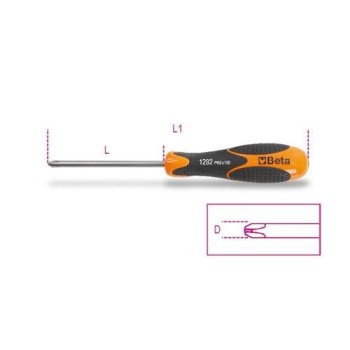 1292INOX 4,5X80 Csavarhúzó Phillips®-csavarokhoz, nemesacél 1292INOX 4,5X80 Csavarhúzó Phillips®-csavarokhoz, nemesacél