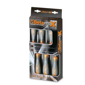 Beta 1293/D6 6 részes csavarhúzó készlet Phillips® és laposfejű csavarhúzókkal Beta 1293/D6 6 részes csavarhúzó készlet Phillips® és laposfejű csavarhúzókkal