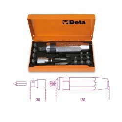 BETA 1295/C14 ütvecsavarhúzó készlet 14 bittel és adapterrel (012950108) BETA 1295/C14 ütvecsavarhúzó készlet 14 bittel és adapterrel (012950108)