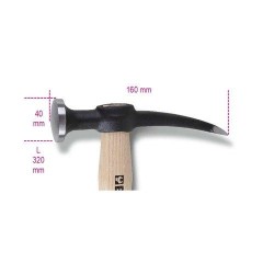 1345 Karosszériakalapács, kerek domború fejjel, fanyéllel 1345 Karosszériakalapács, kerek domború fejjel, fanyéllel