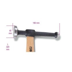 1351 Karosszériakalapács, kerek lapos fejjel, fanyéllel 1351 Karosszériakalapács, kerek lapos fejjel, fanyéllel