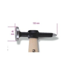 1353 Karosszériakalapács, kerek lapos fejjel, fanyéllel 1353 Karosszériakalapács, kerek lapos fejjel, fanyéllel