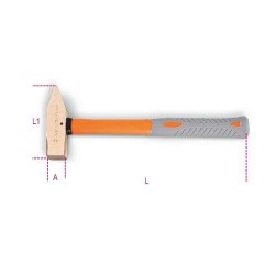 BETA 1370BA/PL 1000 Szikramentes lakatos kalapács, műanyag nyéllel BETA 1370BA/PL 1000 Szikramentes lakatos kalapács, műanyag nyéllel