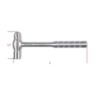 BETA 1377INOX/340 Gömbvégű és kerekfejű kalapács, kazánkovácsok és bádogosok számára, rozsdamentes acél BETA 1377INOX/340 Gömbvégű és kerekfejű kalapács, kazánkovácsok és bádogosok számára, rozsdamentes acél