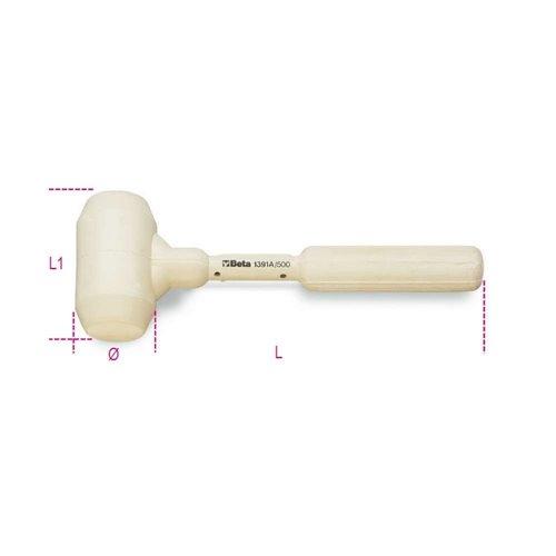 1391A 500 Csempéző kalapács, fehér gumiból 1391A 500 Csempéző kalapács, fehér gumiból