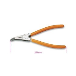 1458 Biztosítógyűrűfogó, krómozott, PVC-bevonatú szárral 1458 Biztosítógyűrűfogó, krómozott, PVC-bevonatú szárral